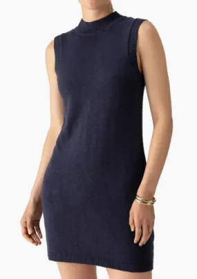 Navy Easy Sweater Dress