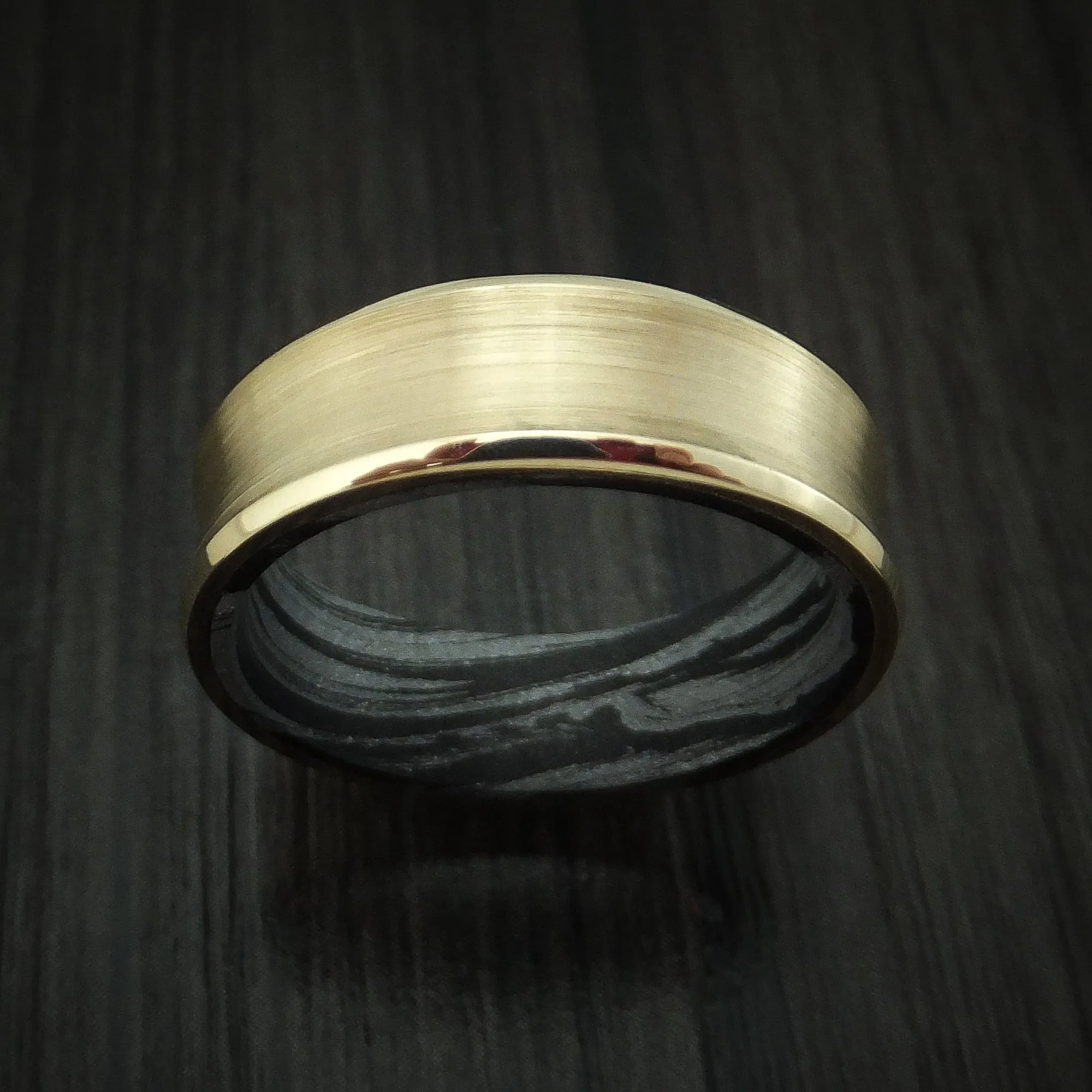 14K Gold SpectraMokume Men's Ring Custom Made Band