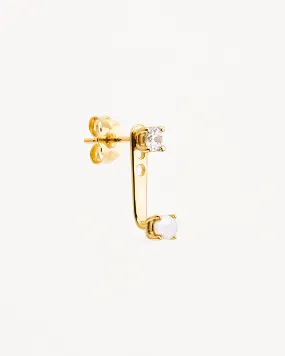 14k Solid Gold Purity Lab-Grown Diamond Ear Jacket