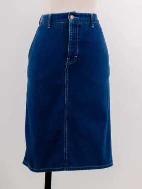 1980's CALVIN KLEIN denim skirt