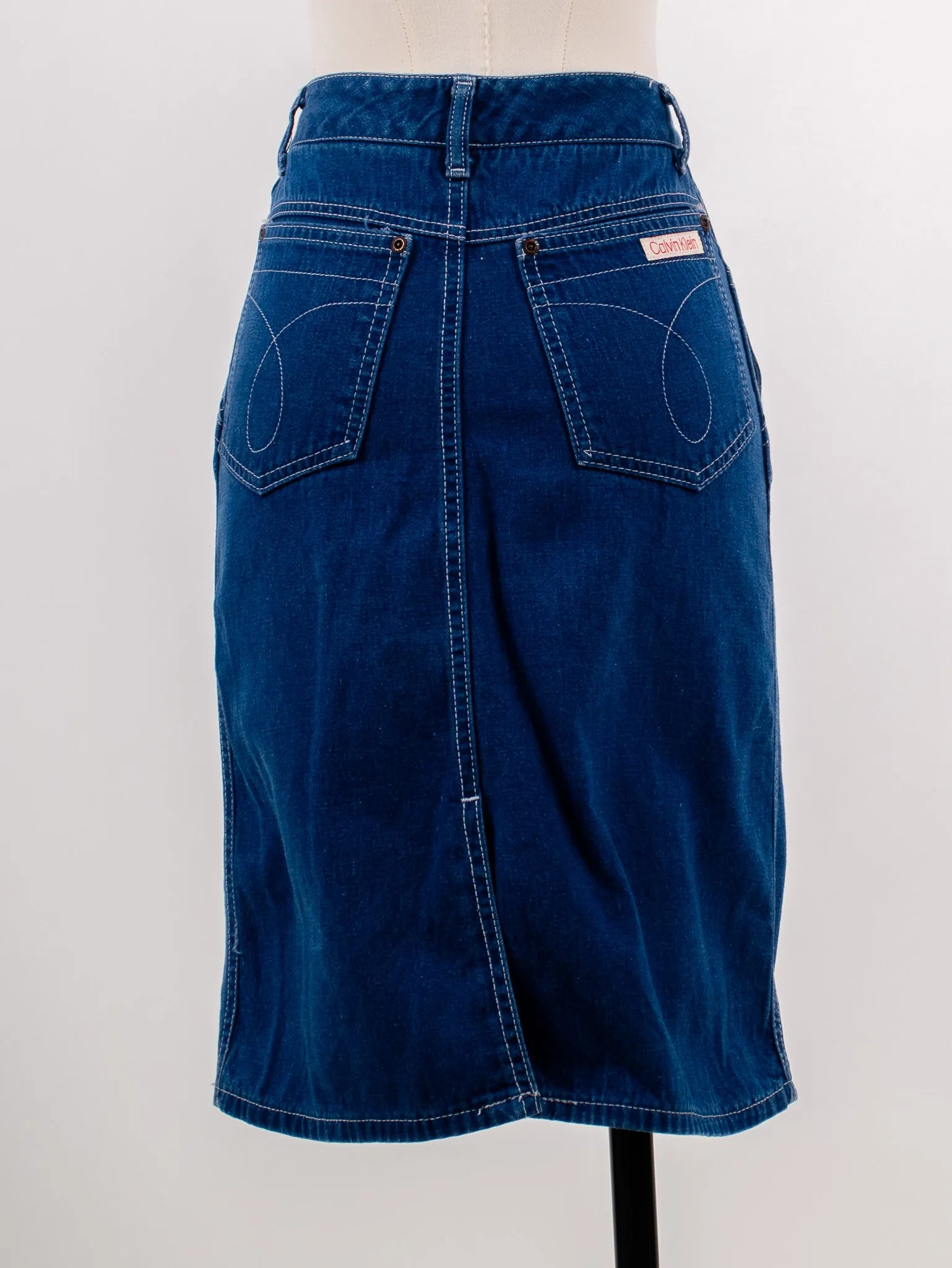 1980's CALVIN KLEIN denim skirt