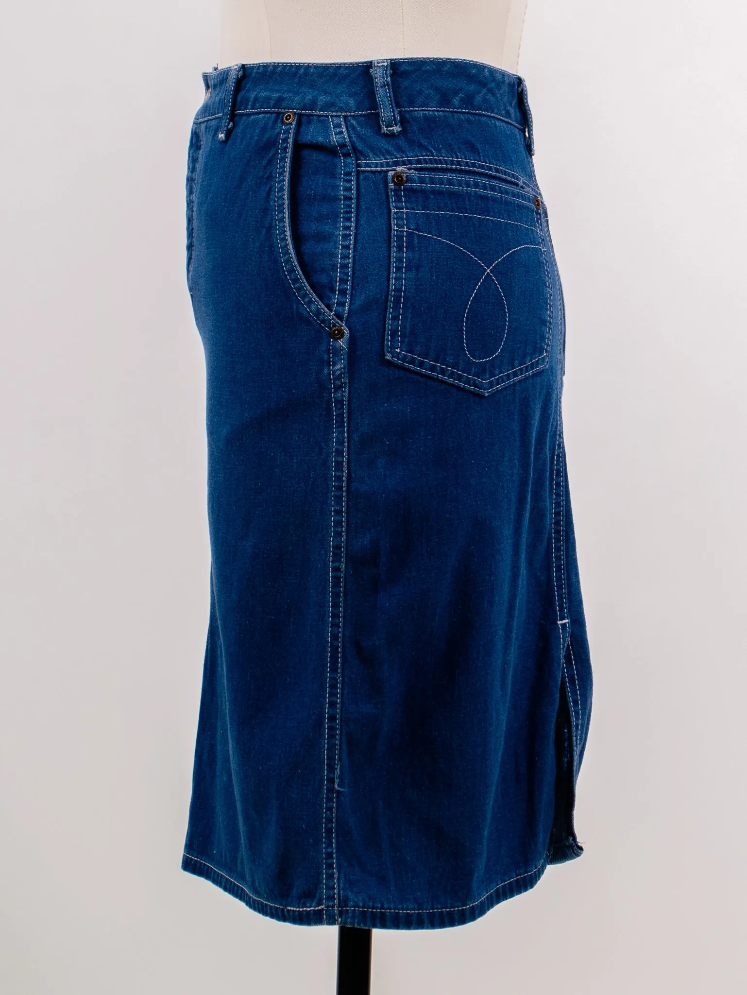 1980's CALVIN KLEIN denim skirt