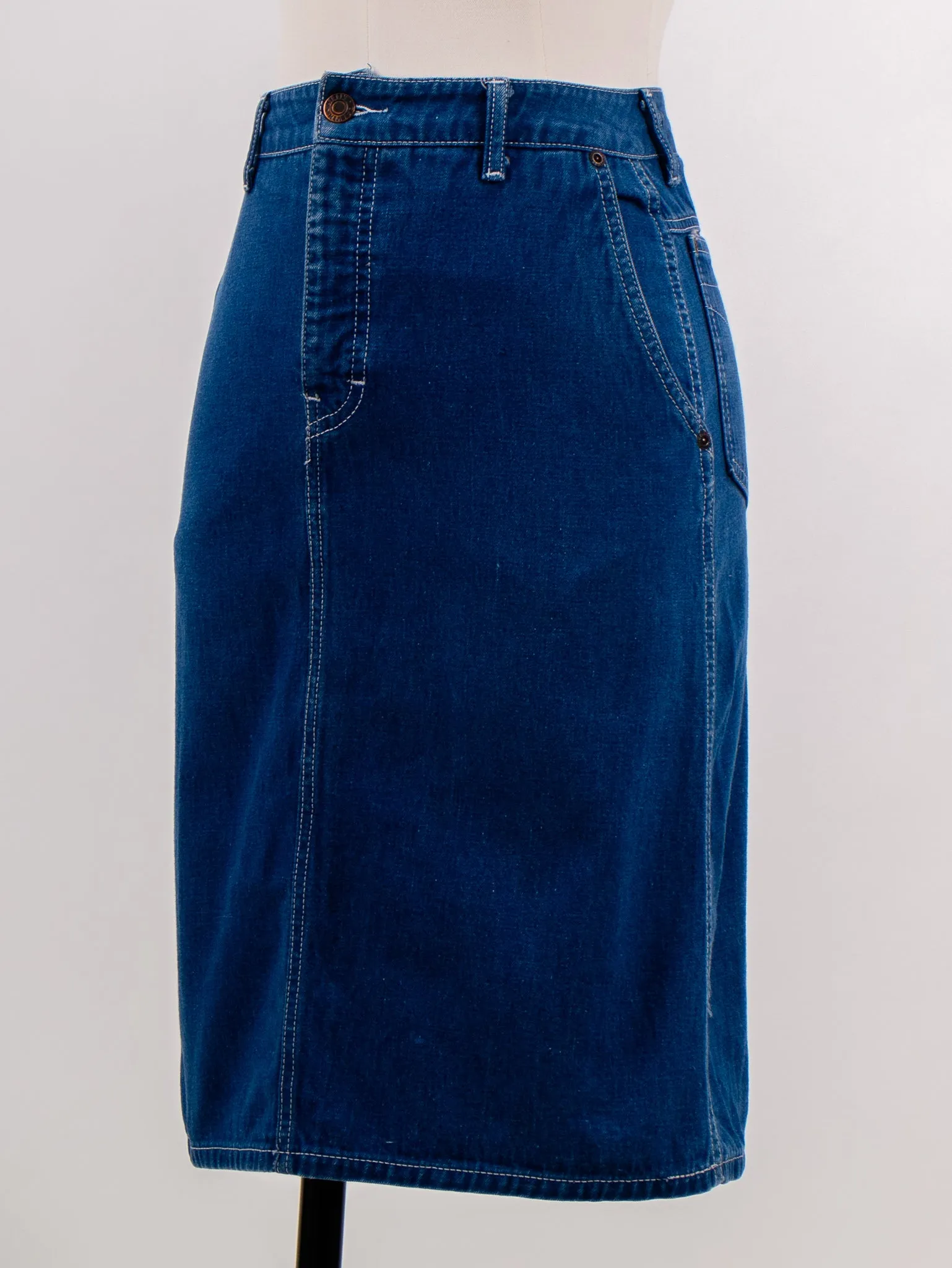 1980's CALVIN KLEIN denim skirt