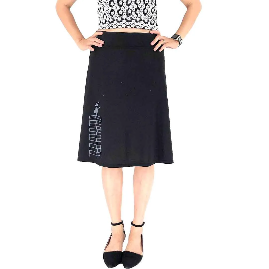 (20% Off) Skirt - Wishes - Black Beaded (Juniors L, 2X, 3X) by Zoe's Lollipop