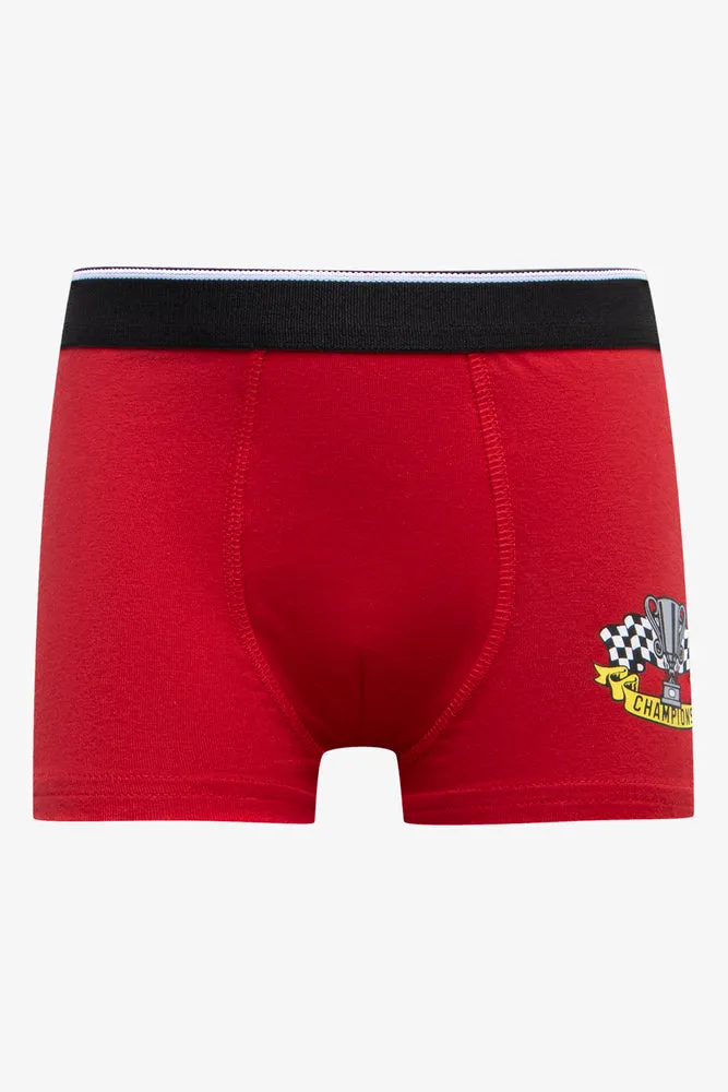 3 Pack Boxers Red