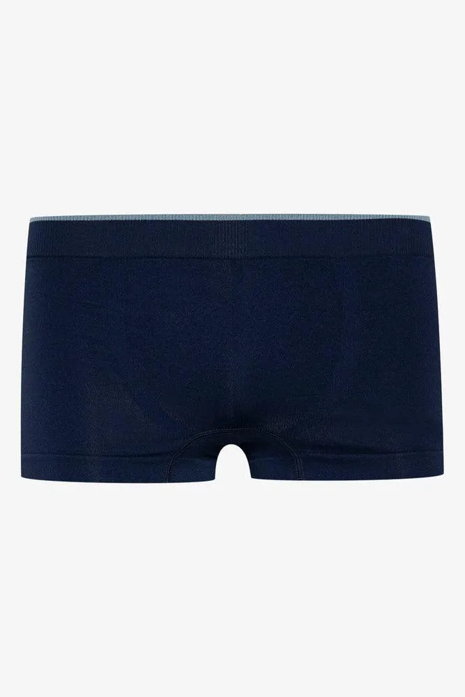 3 Pack Seam-Free Boxers Blue