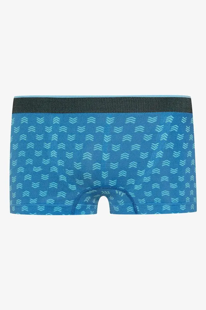 3 Pack Seam-Free Boxers Blue