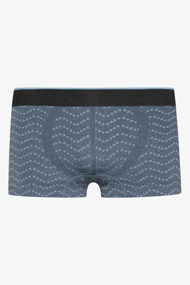 3 Pack Seam-Free Boxers Blue