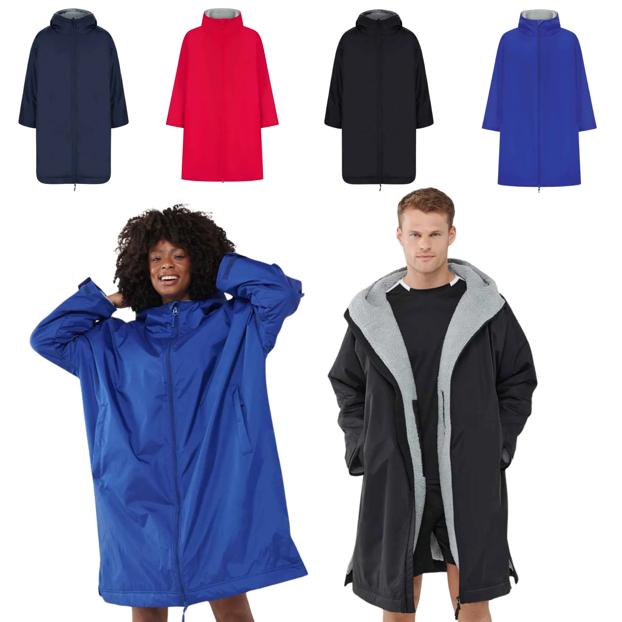 Adults All Weather Dry Robe Jacket - One Size.