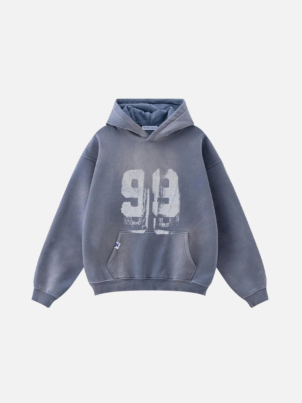 Aelfric Eden Graffiti Number Washed Hoodie