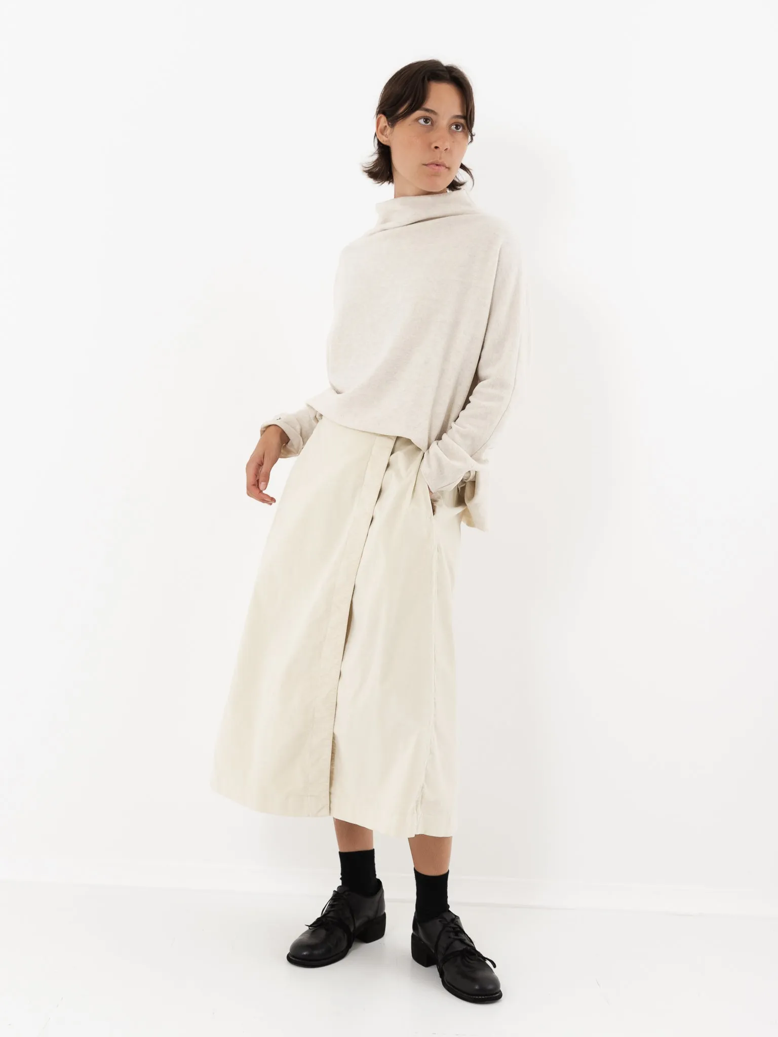 Album Di Famiglia Velvet Wrap Skirt