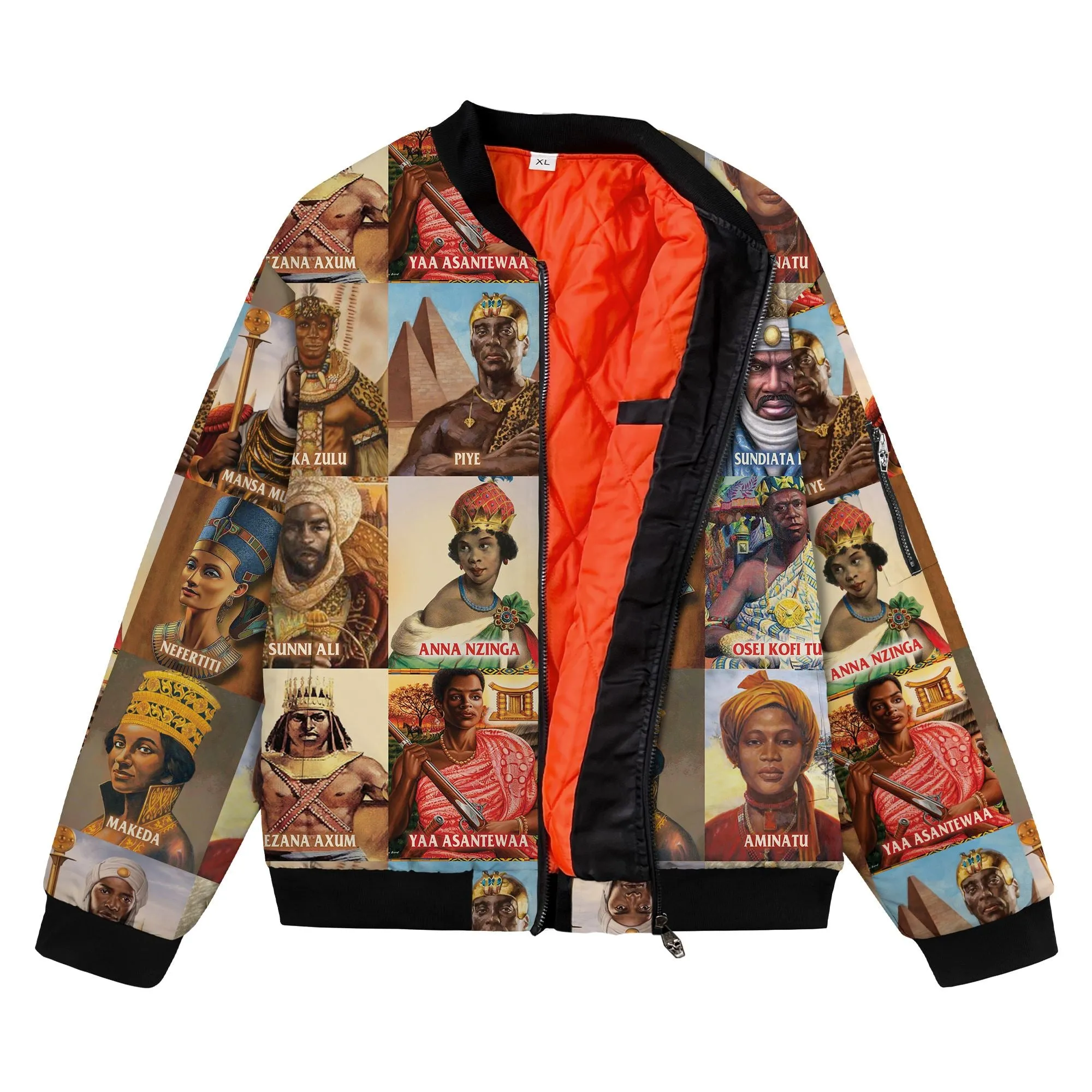 Ancient African Leaders Bomber Jacket