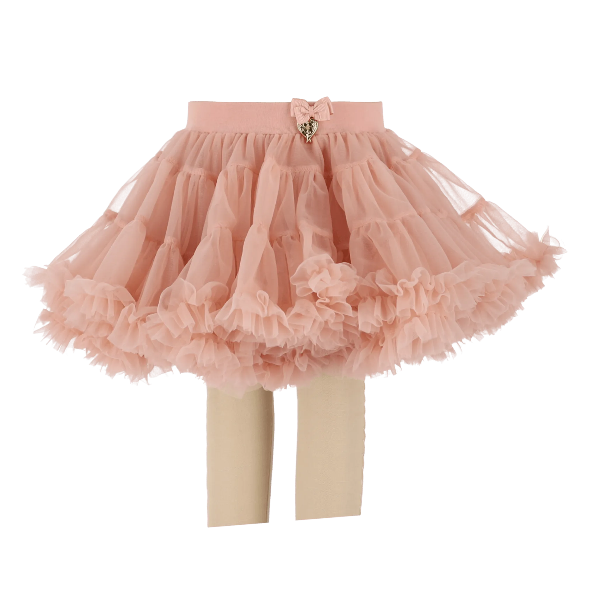 Angel's Face Infant Girls Binky Baby Tutu Skirt In Blush