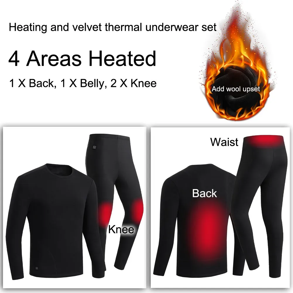 Anniou Heated Thermal Underwear Set