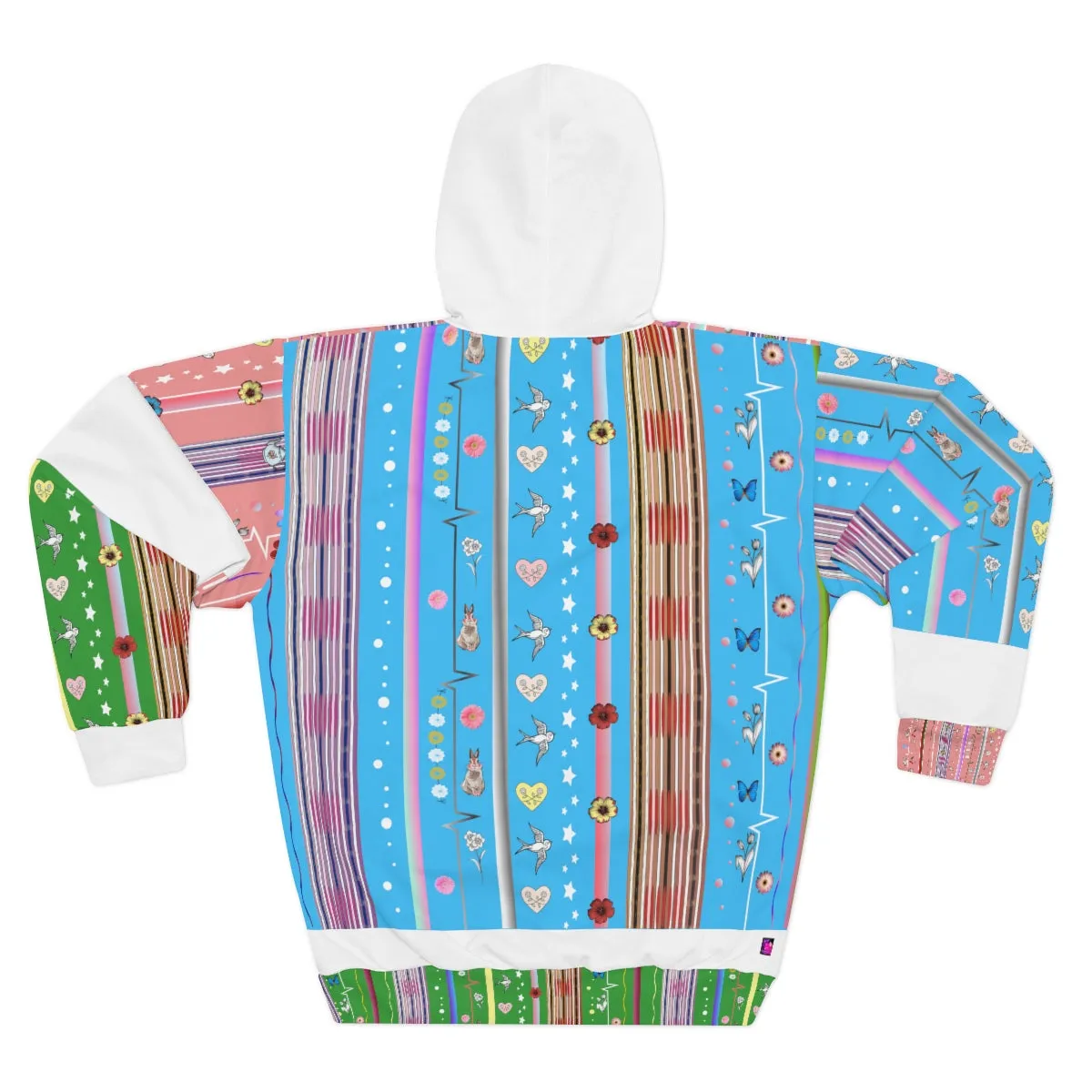 AOP Unisex Pullover Hoodie PASTEL DELIGHT