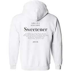 Ariana Grande Unisex Pullover Hoodie: Sweetener (Back Print)