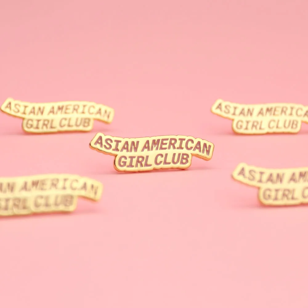 Asian American Girl Club Pin