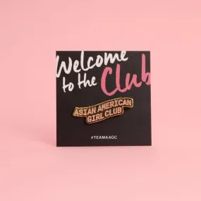 Asian American Girl Club Pin