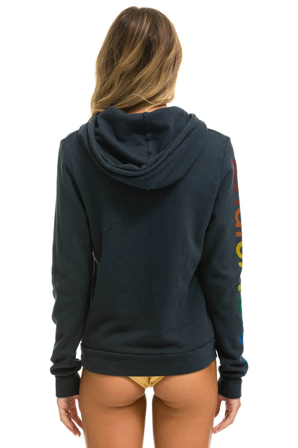 AVIATOR NATION ASPEN PULLOVER HOODIE - CHARCOAL