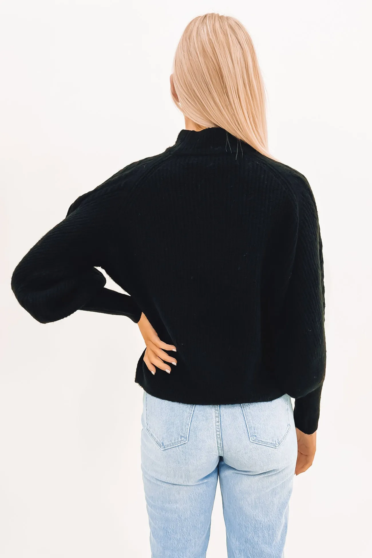 Bailey Knit Sweater Black