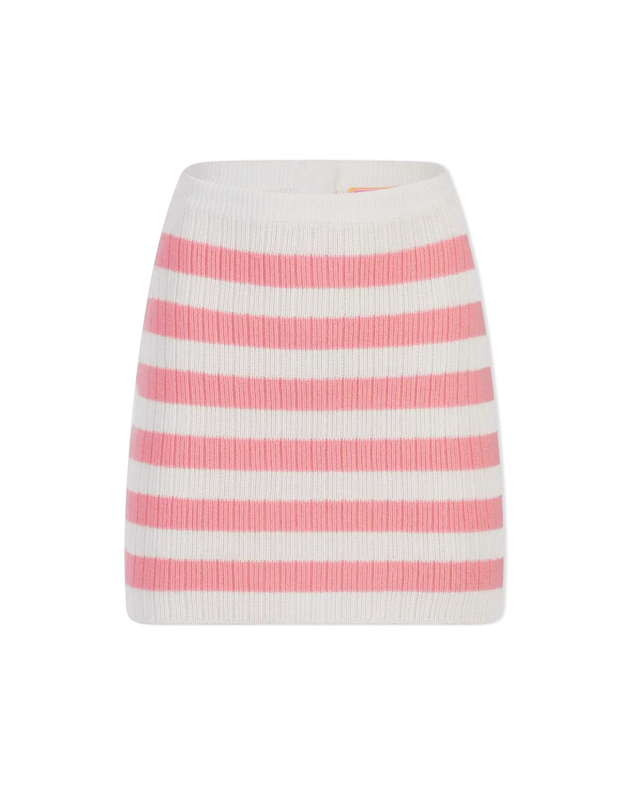 Balmain X Barbie Striped Knit Mini Skirt