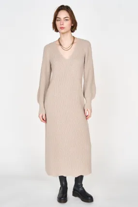 Bellagio Knit Dress in Taupe