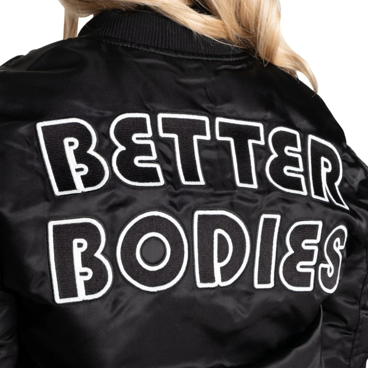 Better Bodies Womens Bomber Jacket - Black