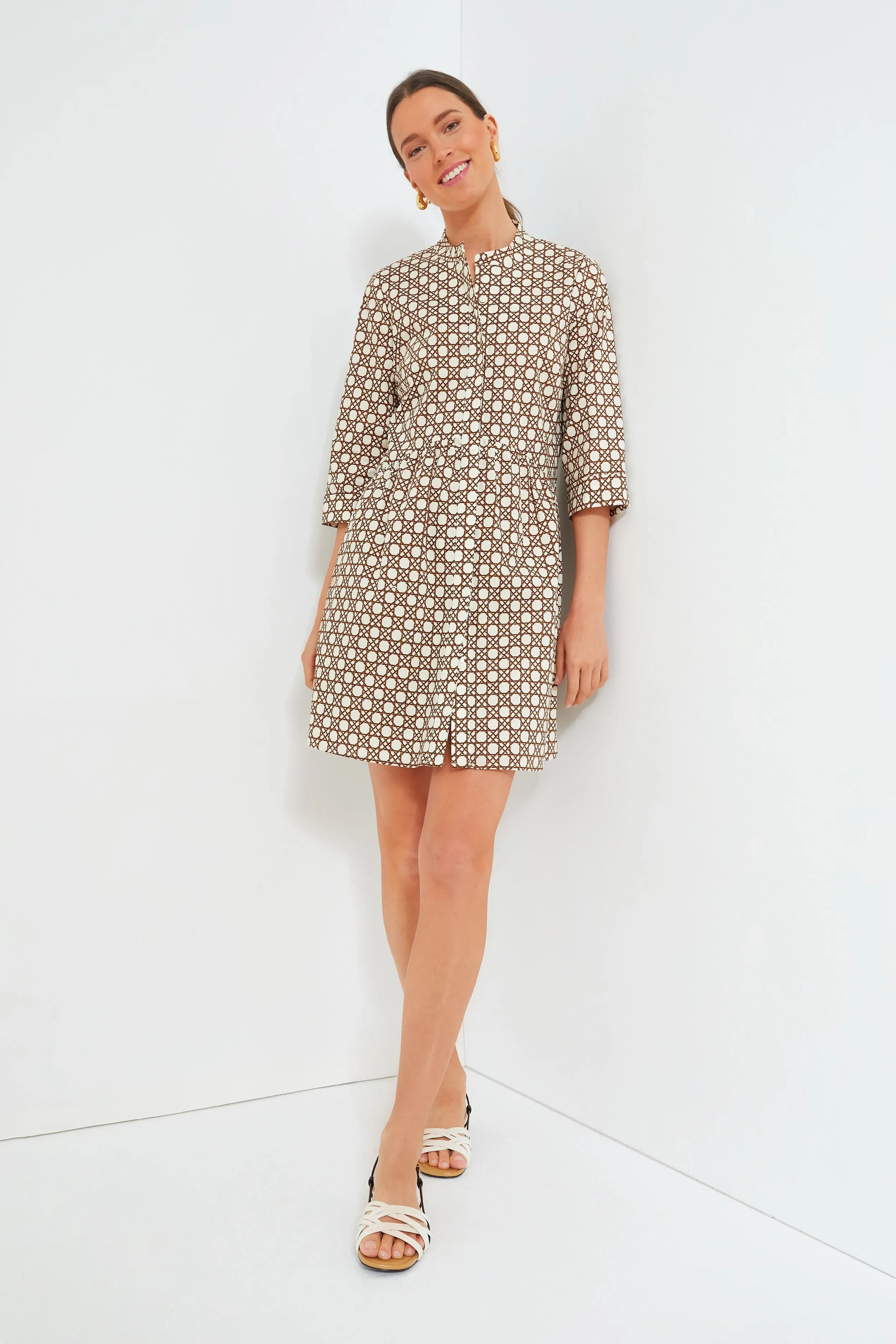 Birch Cane Royal Shirt Dress