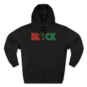 Black 365 Unisex Premium Pullover Hoodie