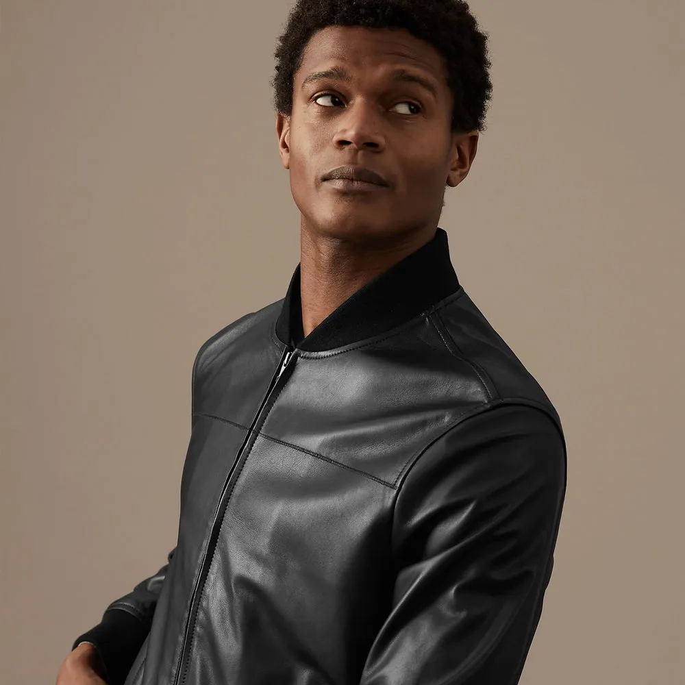 Black Bomber Jacket Mens