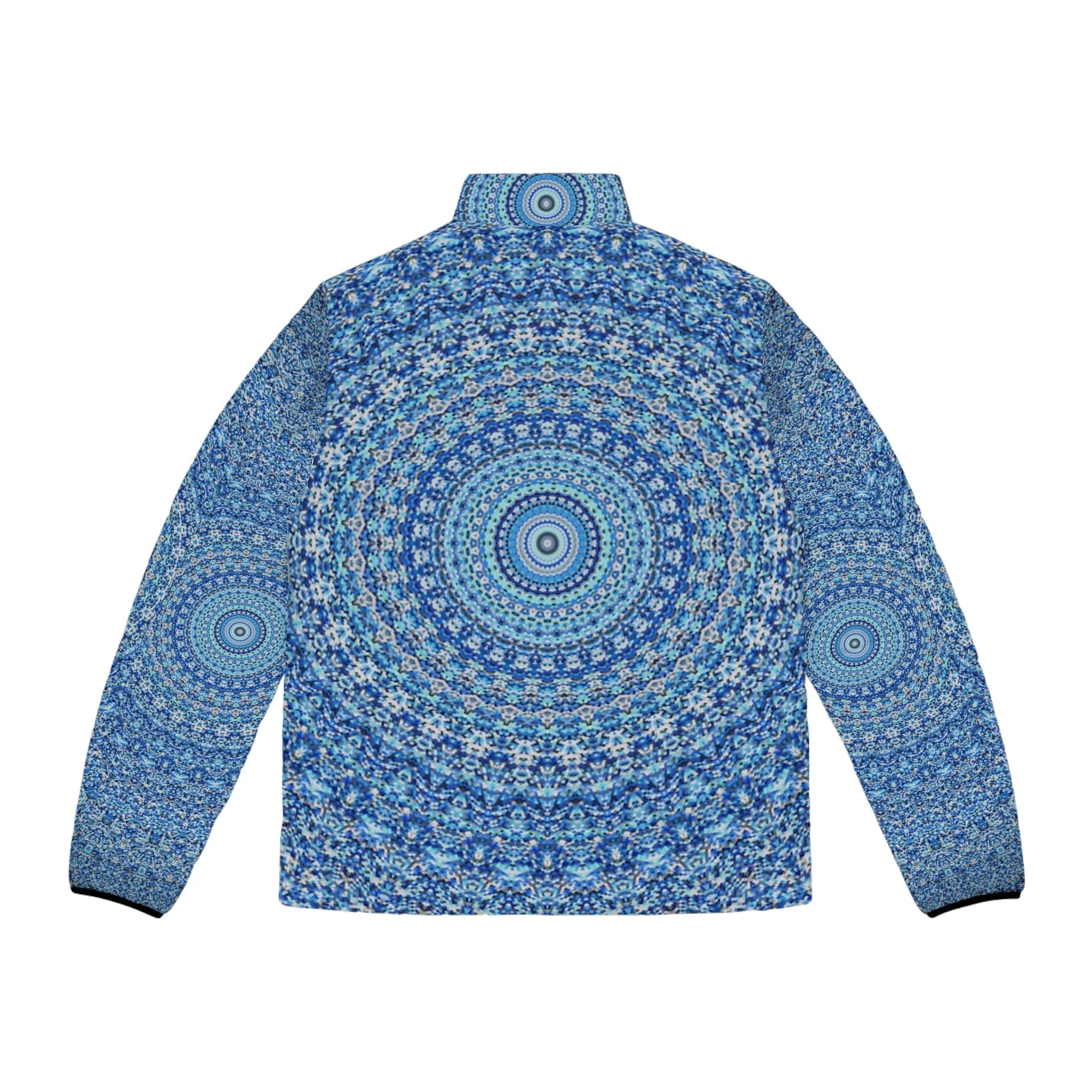 Blue Mandala - Men's Puffer Jacket