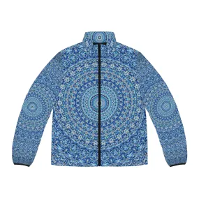 Blue Mandala - Men's Puffer Jacket