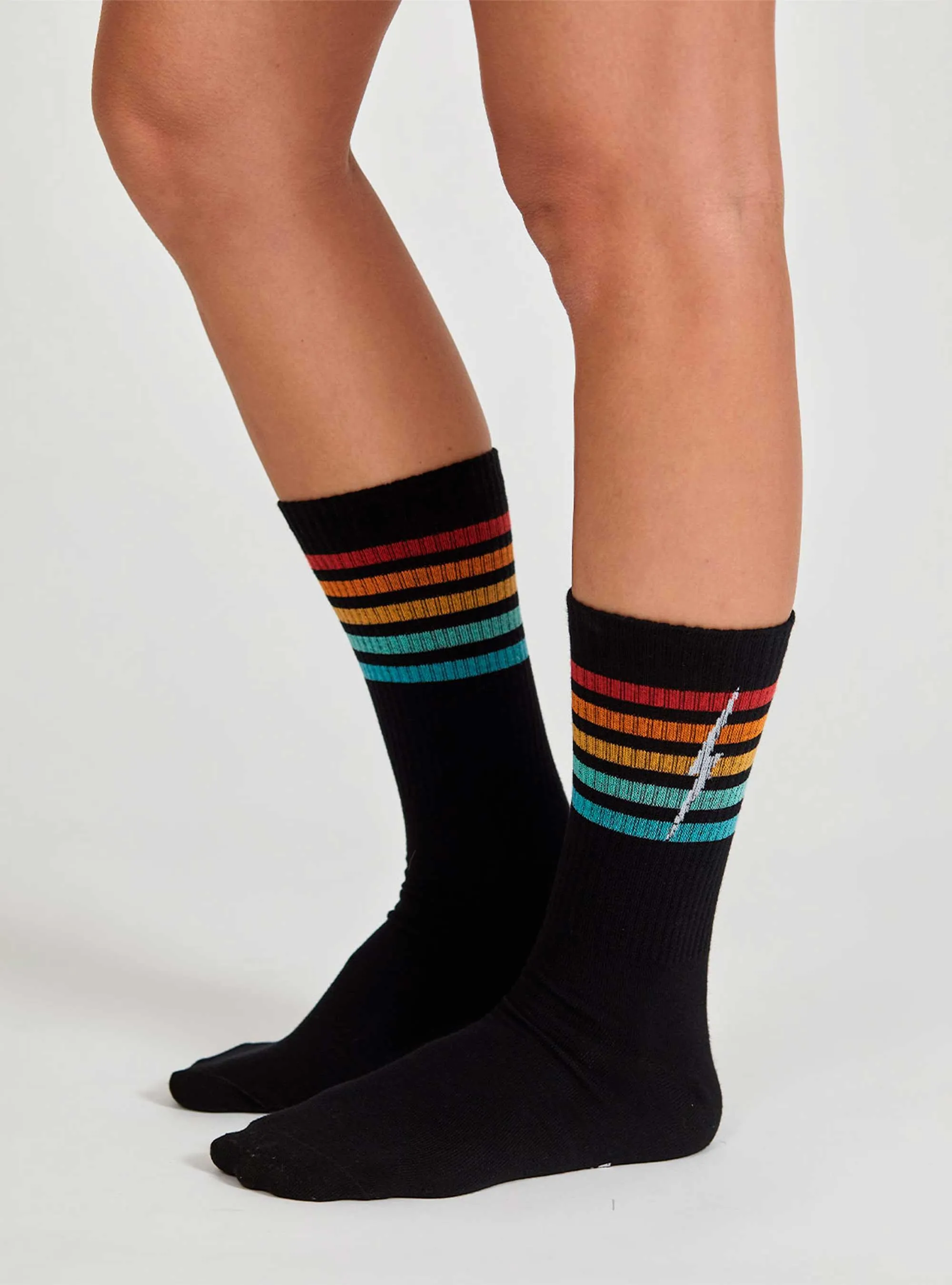 BOLT COTTON SOCKS WITH STRIPES