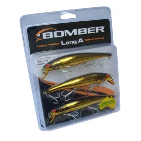 Bomber Long A B15A Lure - 3 Pack Gold