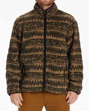 Boundary Switchback Zip-Up Sherpa Fleece - Gravel