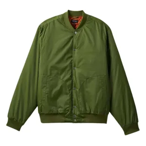 Brixton Dillinger Flight Bomber Jacket - Cypress Green