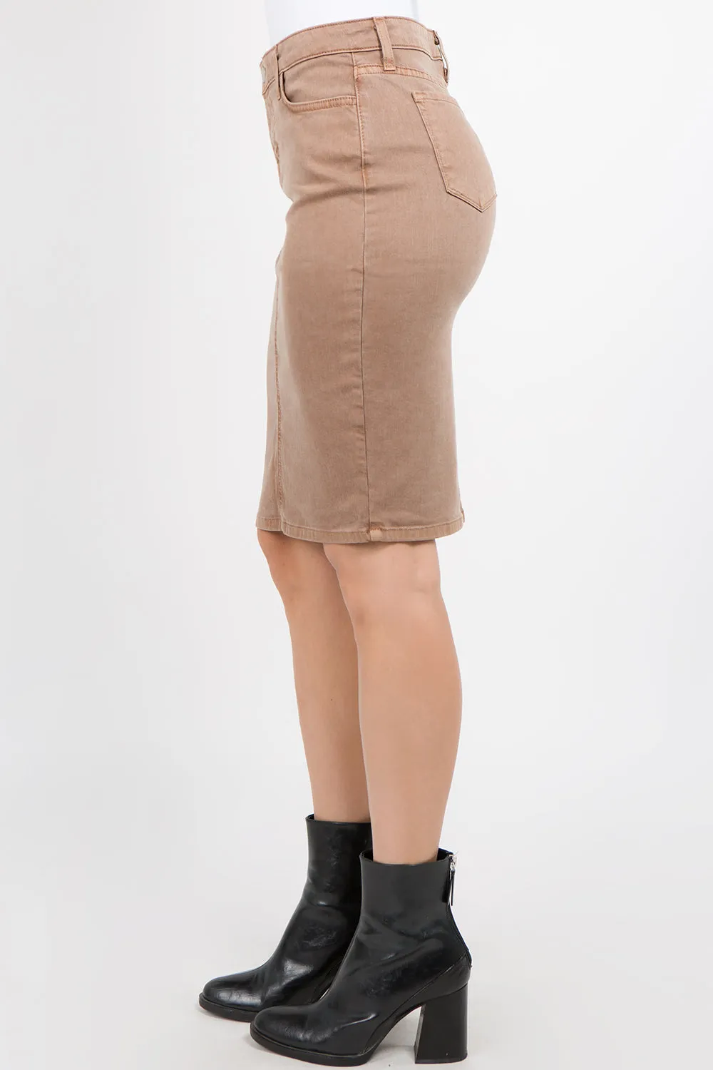 Brown Pencil Skirt