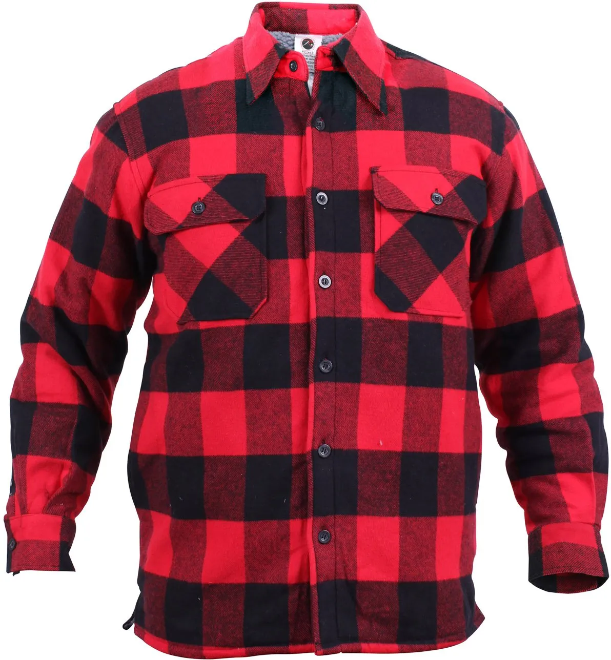 Buffalo Plaid - Sherpa Lined Flannel Jacket