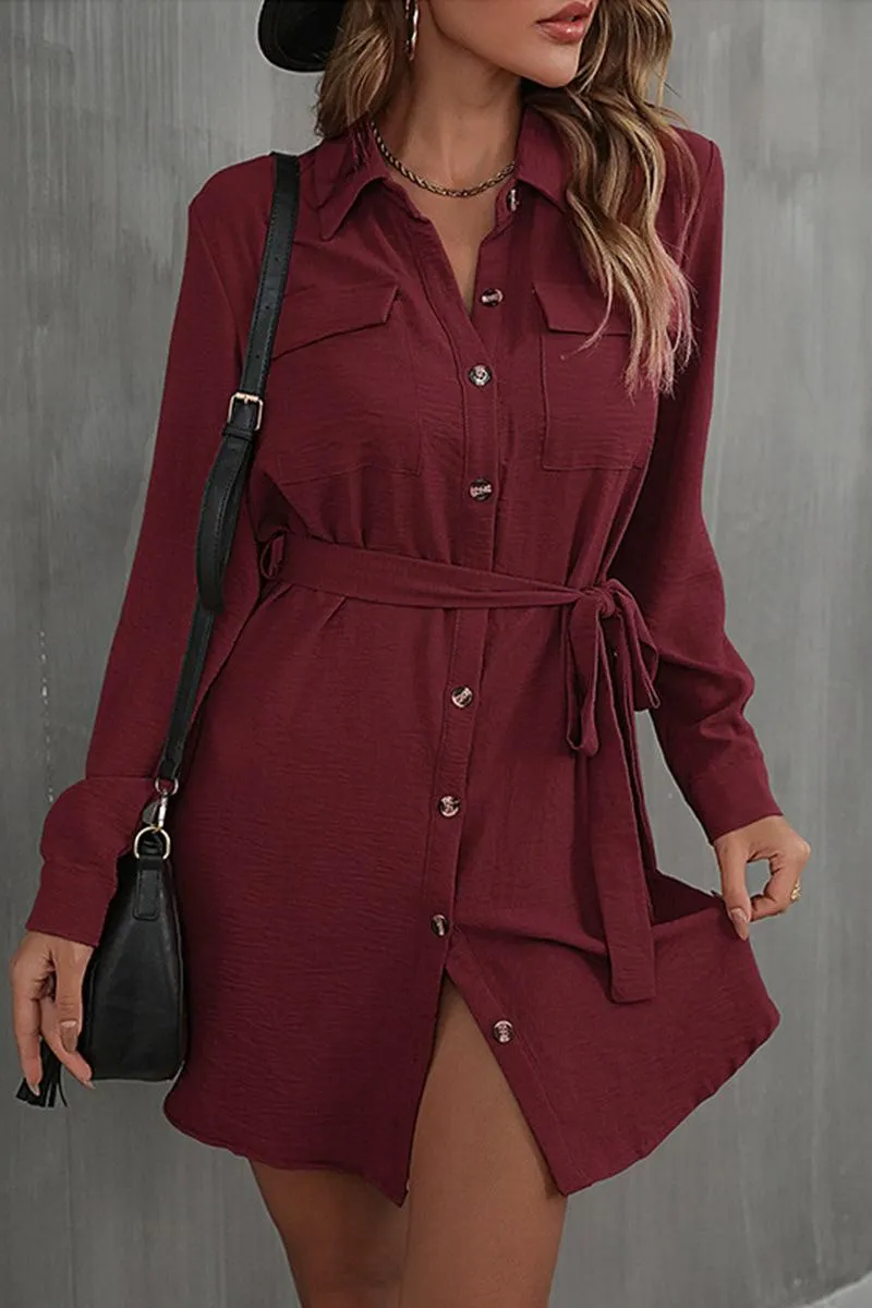 BUTTON DOWN DANDY SHIRTS DRESS