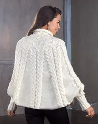 Cabled Poncho