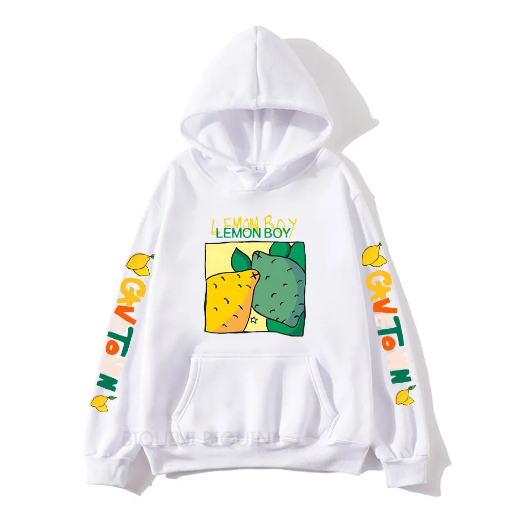 Cavetown Lemon Boy Cartoon Print Hoodies For Fans Mens Cartoon