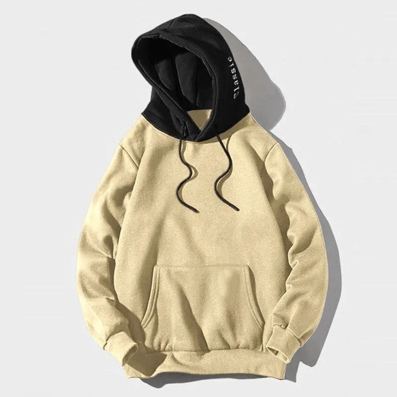 CLASSIC Color Matching Long-Sleeved Hoodie