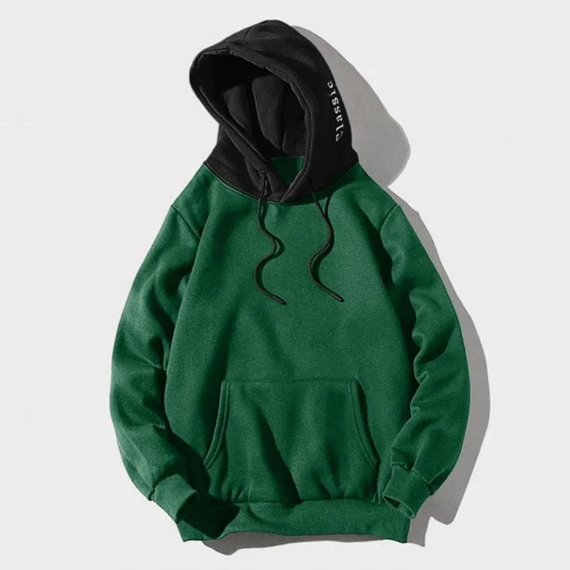 CLASSIC Color Matching Long-Sleeved Hoodie