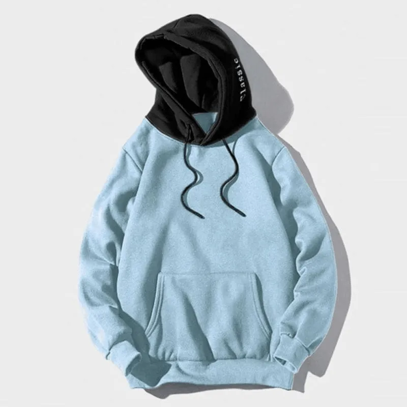 CLASSIC Color Matching Long-Sleeved Hoodie