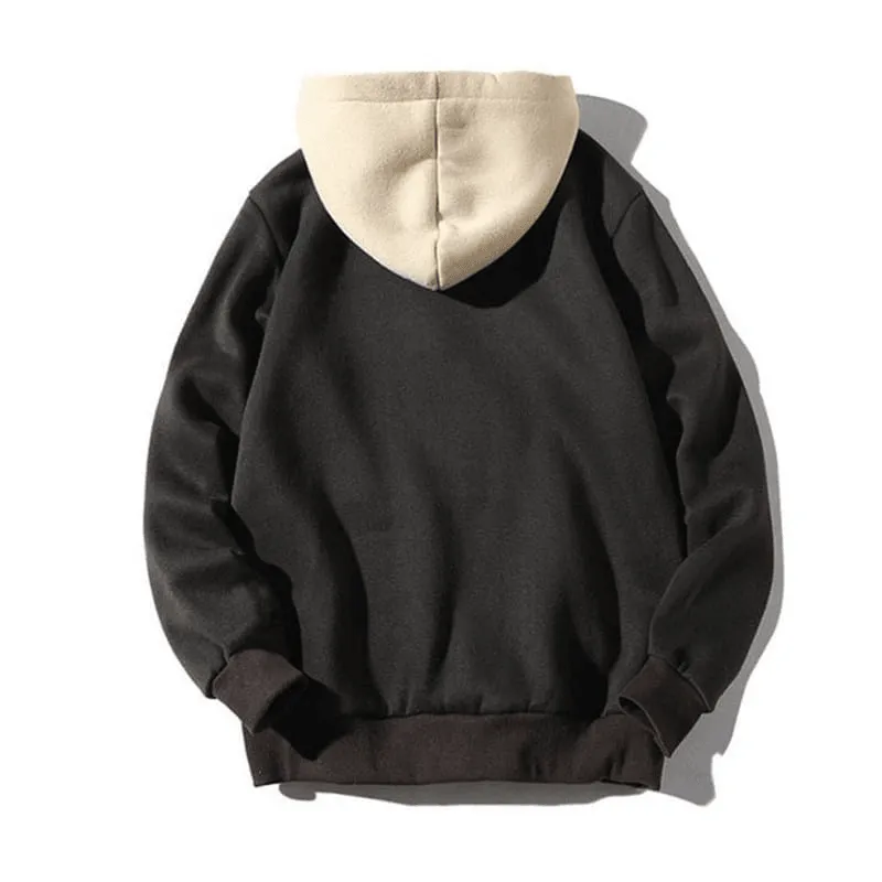 CLASSIC Color Matching Long-Sleeved Hoodie