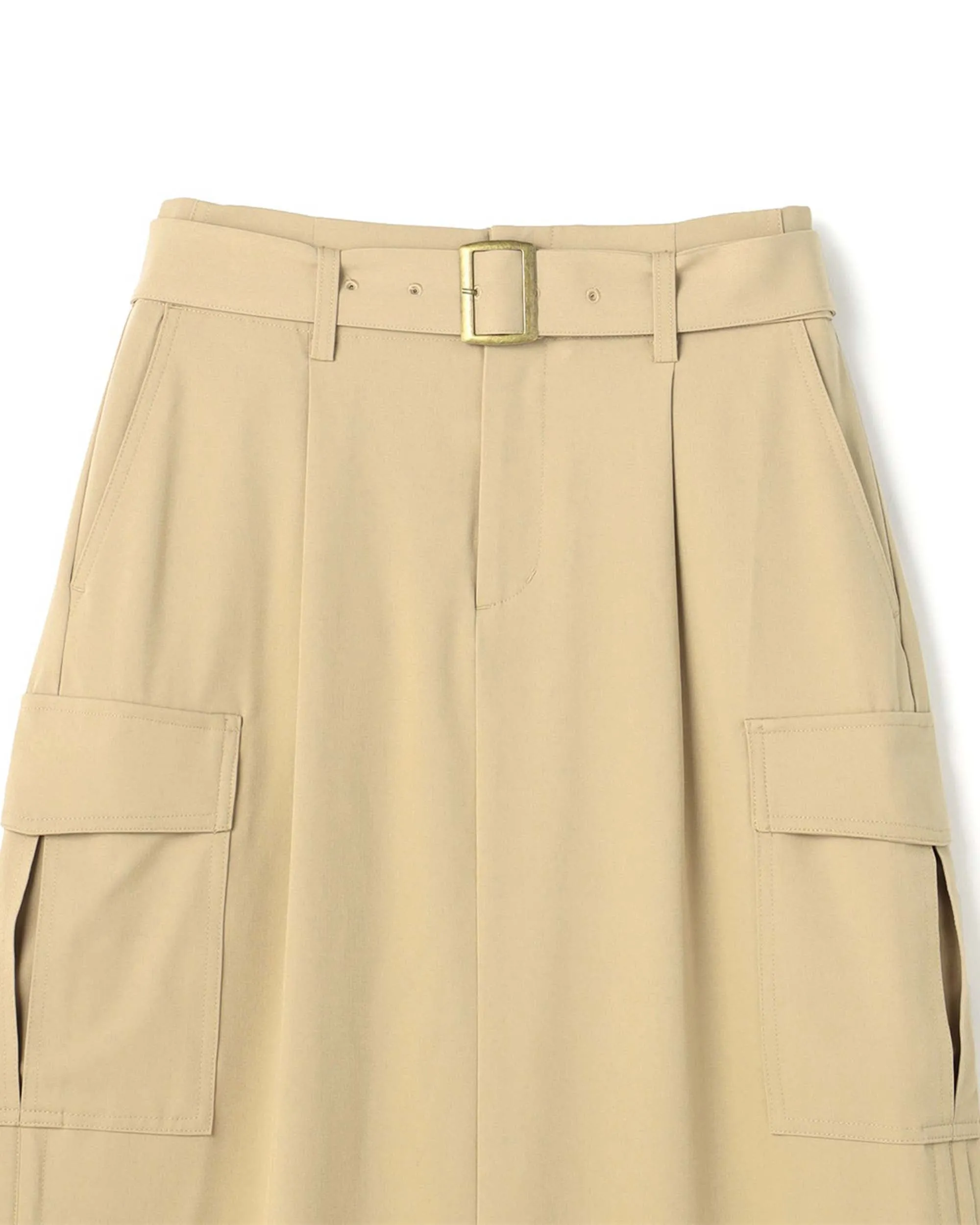 Col Cargo Belted Pencil Skirt