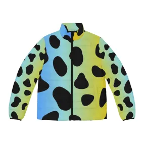 Colorful Jaguar - Men's Puffer Jacket