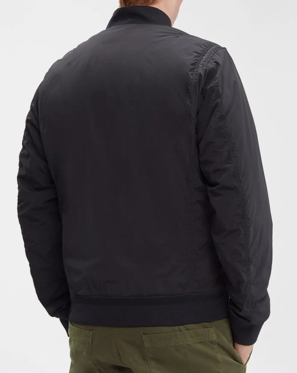 C.P. Company Nycra-R Bomber Jacket / Black