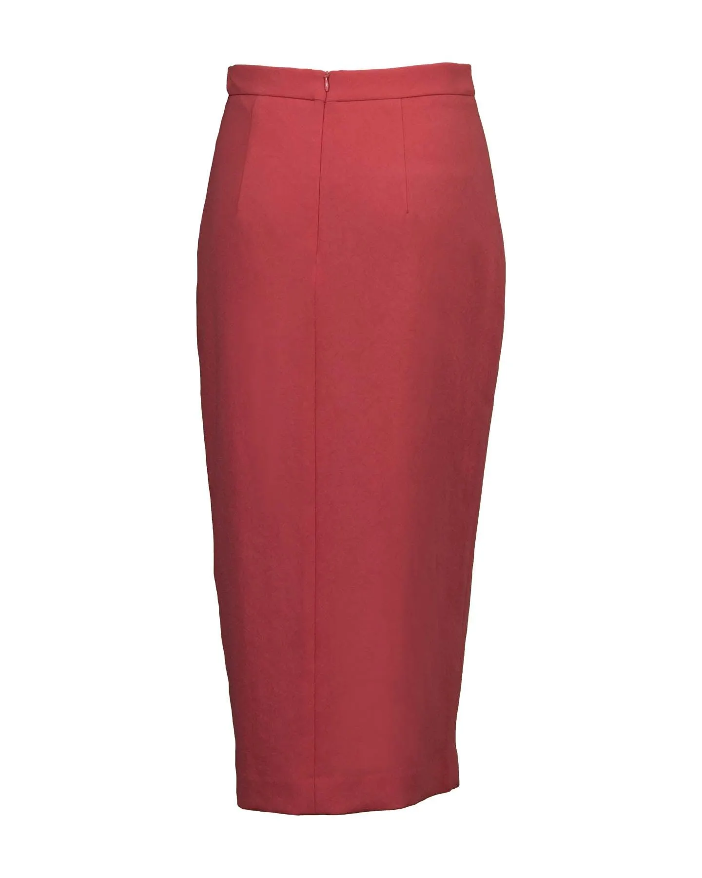 Crepe Pencil Skirt