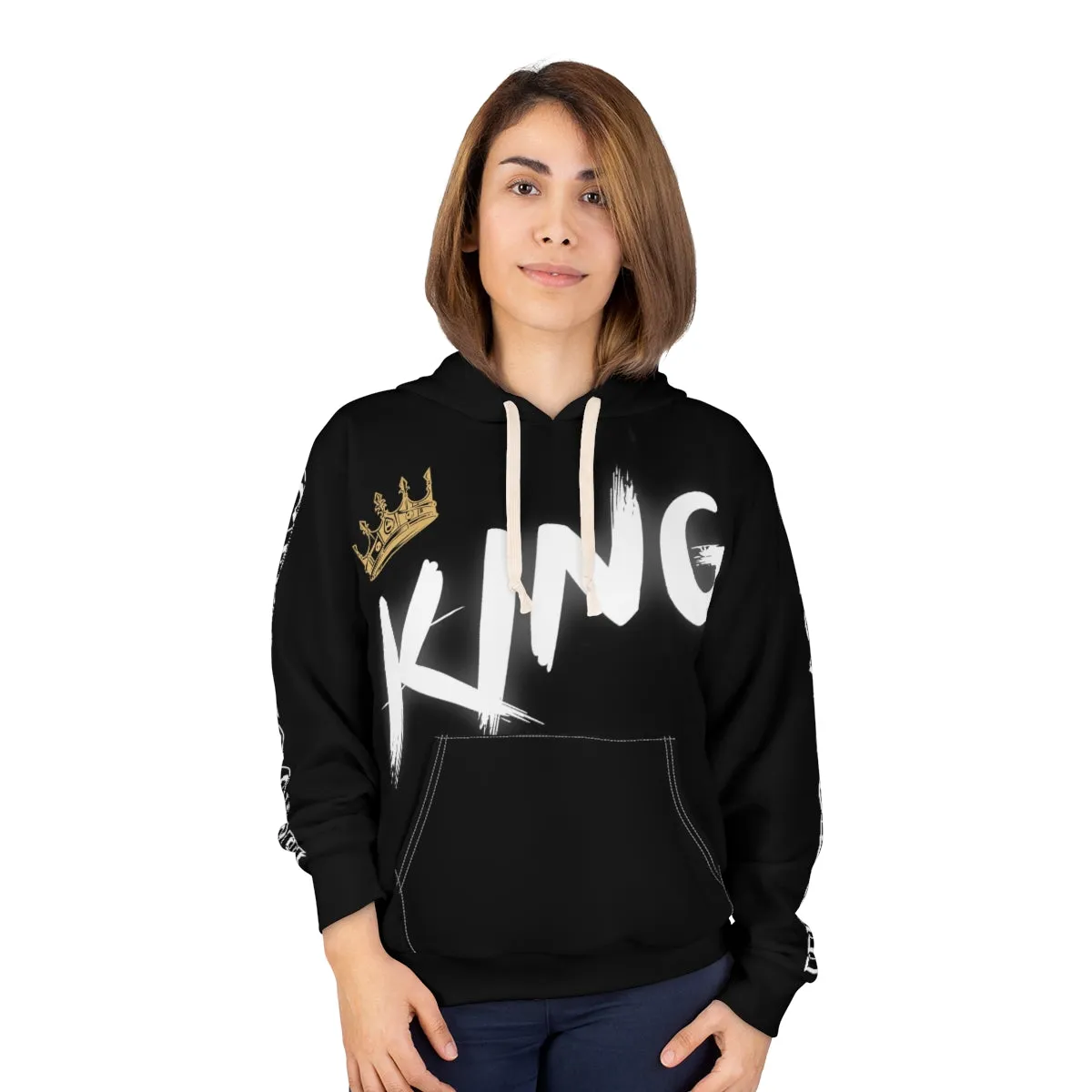 Crowgodshi Crowned King Pullover Hoodie